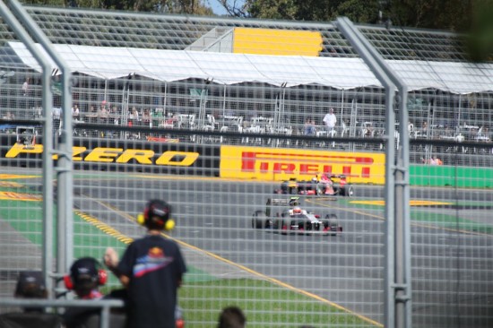 Melbourne Formel 1 Qualifying 2012 - Aussicht vom Baum